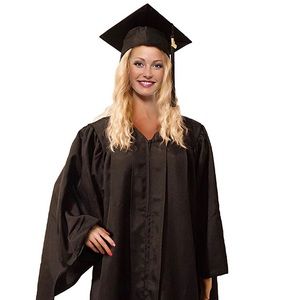 Masters Graduation Gown Black